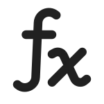 Math Formula SVG Icon
